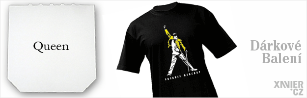 Freddie Mercury Queen Triko, drek, drkov balen, triko, trika, trika