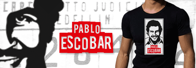 Pablo Escobar, triko s potiskem Pablo Escobar, Mafinsk edice, Corleone, Al Capone, 