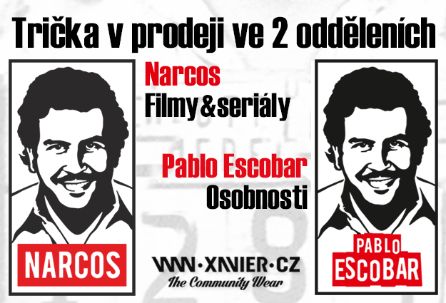 Pablo Escobar, triko s potiskem Pablo Escobar, Mafinsk edice, Corleone, Al Capone, Drkov balen, vnoce, drek k narozeninm