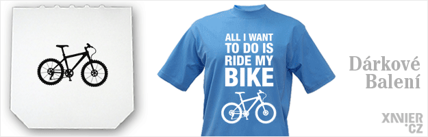 Originální Dárkové Balení trička, tričko All I Want To Do Is Ride My Bike, Xavier.cz eshop cyklistických triček, originální trička s potiskem bicyklu, originální dárky pro muže, ženy, k narozeninám a vánocům v originálním dárkovém balení, kolo.
