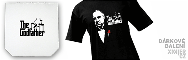 Originální Dárkové Balení trička, tričko Godfather_Kmotr, Xavier.cz eshop Godfather_Kmotr, originální trička s potiskem Godfather_Kmotr, originální dárky pro muže, ženy, k narozeninám a vánocům v originálním dárkovém balení Godfather
