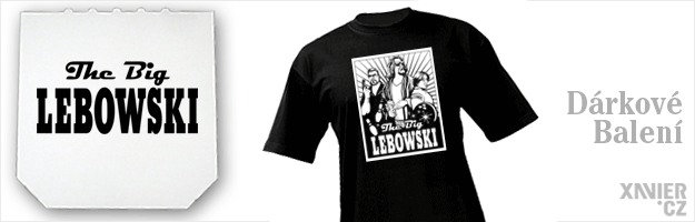 Tričko s potiskem Big Lebowski, Originální trička s potiskem v dárkovém balení, tričko k Vánocům 