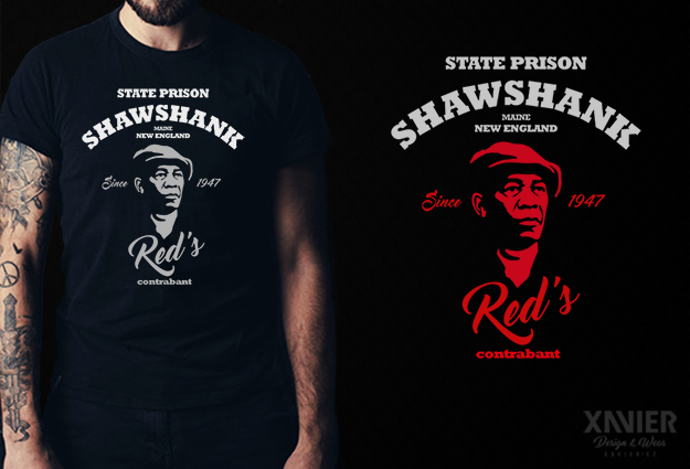 Tričko s potiskemVykoupení z věznice Shawshank, Originální trička s potiskem v dárkovém balení, tričko k Vánocům 